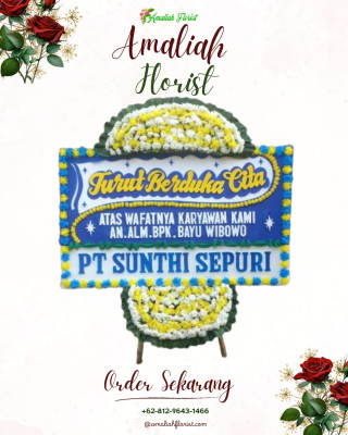Papan Bunga Duka di Hamparan Perak